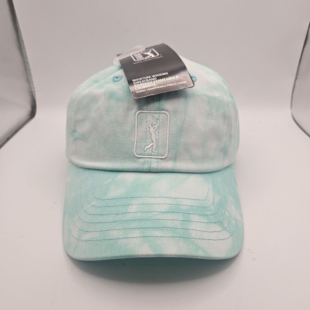 New PGA Tour Golf Ladies Tie-Dye Cap POLYNYA | One Size | Moisture Wicking